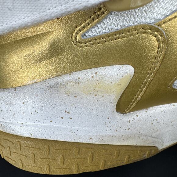 Nike Gold White Air Raid Men’s Sneaker's Shoes Size 14 642330-700 - Picture 10 of 14